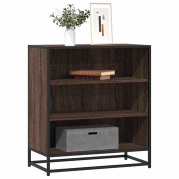 vidaXL Dressoir 68x35x76 cm bewerkt hout en metaal bruin, Huis en Inrichting, Kasten | Dressoirs, Verzenden, Nieuw
