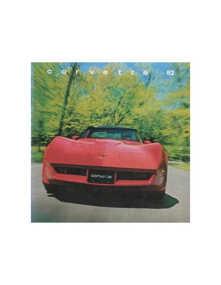 1982 CHEVROLET CORVETTE BROCHURE ENGELS, Boeken, Auto's | Folders en Tijdschriften