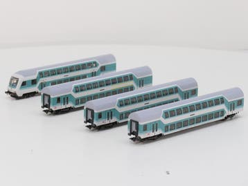 Schaal H0 Märklin 43580 setrijtuigen dubbeldekkers van..., Wisselstroom, Gebruikt, Overige typen, Ophalen of Verzenden