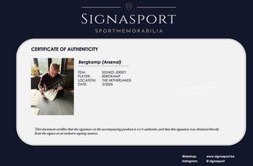Arsenal - Ligue Européenne de Football Américain - Bergkamp, Nieuw