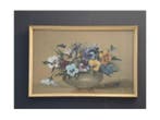 Cis van Bijleveld - Bloemen Stilleven Met Viooltjes