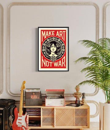 Shepard Fairey (OBEY) (1970) - Make Art Not War Signed