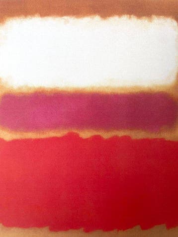Mark Rothko (after) - White Cloud Over Purple - Offset