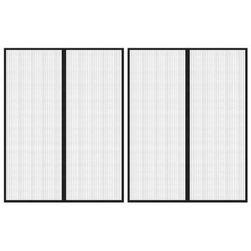 vidaXL Insectendeurgordijnen 2 st magnetisch 230x160 cm, Doe-het-zelf en Bouw, Deuren en Vliegenramen, Verzenden, Nieuw