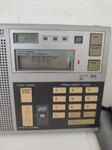 Sony - ICF-7600D Radio, Nieuw