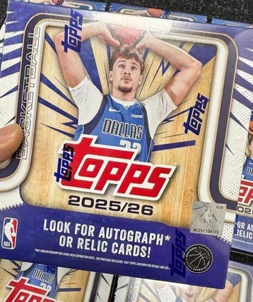 2025/26 Topps Topps Luka Doncic Originele verpakking - 1 Box, Nieuw