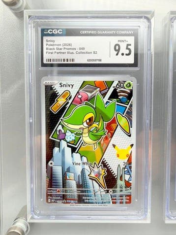 Pokémon - 3 Graded card - First Partners - Gen 5 - CGC 9.5, Nieuw