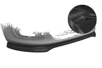 Cup spoilerlip met ABE voor Fiat Panda 3 (Type 312/319) CSL7, Autos : Pièces & Accessoires, Carrosserie & Tôlerie, Verzenden