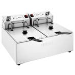 Friteuse | Elektrisch | 5+5L | 50°C/190°C | 5.6kW (2x 230V), Verzenden, Nieuw in verpakking