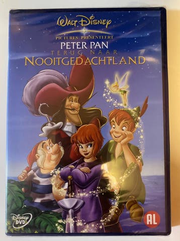 PETER PAN TERUG NAAR NOOITGEDACHTLAND (2002) (IN SEAL) (DVD), Gebruikt