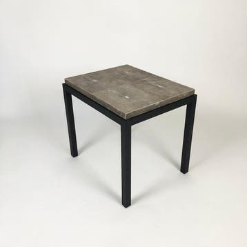 L.Huwart - Bijzettafel - galuchat, Eik