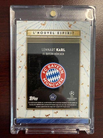 2025/26 Topps Deco UCC Lennart Karl ROOKIE /99 Numbered, Nieuw