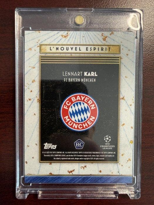 2025/26 Topps Deco UCC Lennart Karl ROOKIE /99 Numbered, Collections, Autocollants