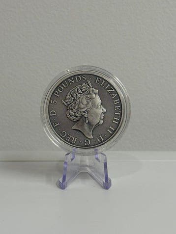 Verenigd Koninkrijk. 5 Pounds 2022 - 2 oz Lion of England
