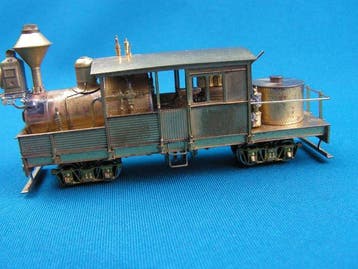 Nakamura H0n3 - Stoomlocomotief (1) - Brass Class A Climax, Nieuw