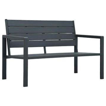 Hout-look tuinbank | Tweede kansje | OP = OP, Tuin en Terras, Verzenden, Zo goed als nieuw, Kunststof