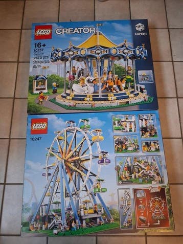 Lego Set - Creator, Creator Expert - Reuzenrad; Carrousel, Kinderen en Baby's, Speelgoed | Duplo en Lego, Nieuw