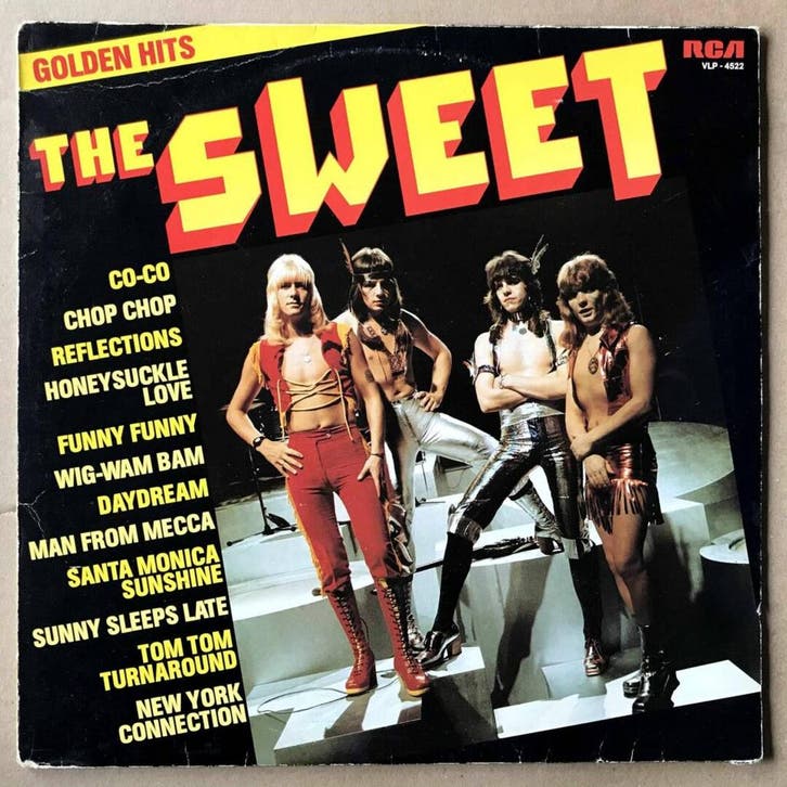 Sweet, The – Golden Hits (1-12-Vinyl-LP), Cd's en Dvd's, Vinyl | Rock, Ophalen of Verzenden