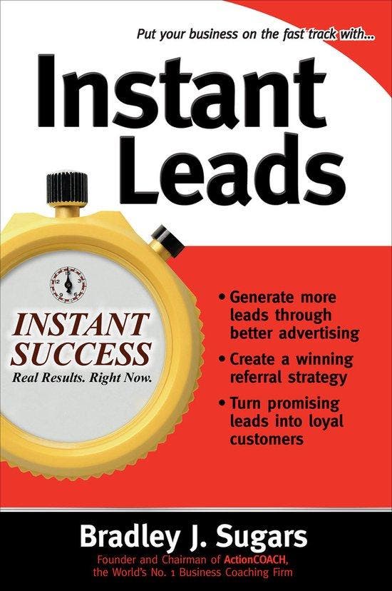Instant Leads 9780071466639 Bradley Sugars, Boeken, Taal | Engels, Gelezen, Verzenden