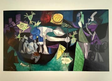 Pablo Picasso (1881-1973) - “Pêche de nuit à Antibes, 1939”.