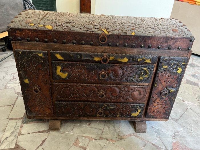 Cassapanca - Hout, Antiek en Kunst, Curiosa en Brocante