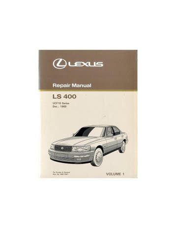 1990 LEXUS LS 400 CHASSIS & CAROSSERIE WERKPLAATSHANDBOEK .., Ophalen of Verzenden