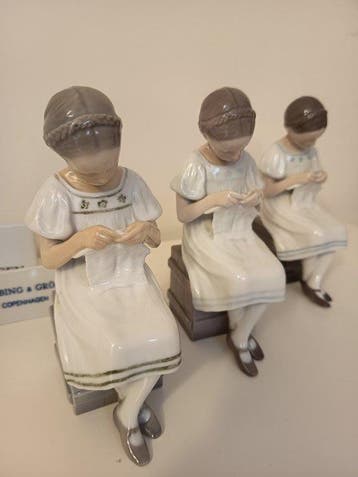 Bing & Grondahl, Royal Copenhagen - Beeldje - Ragazza che