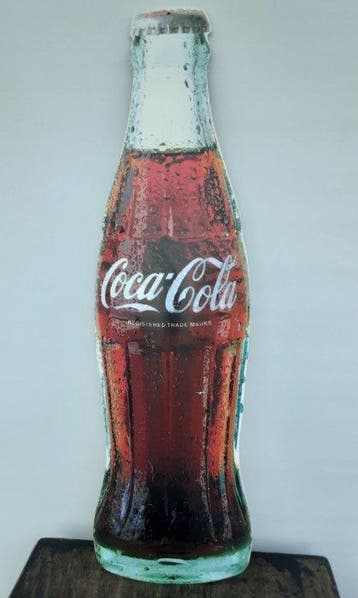 Coca-Cola - Enseigne publicitaire - Métal