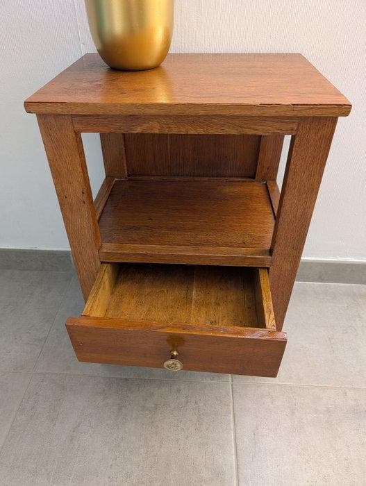 Table de chevet - Bois, Antiek en Kunst, Curiosa en Brocante