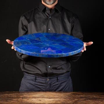 Intérieur de luxe - Plateau de table basse en lapis-lazuli -