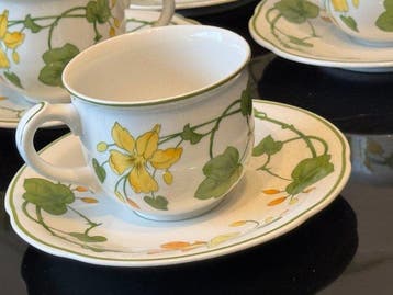 Villeroy & Boch - Service à café (15) - Geranium -