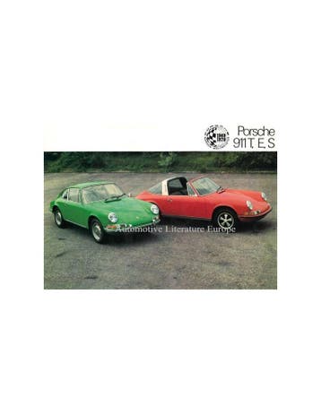 1970 PORSCHE 911 BROCHURE ENGELS, Ophalen of Verzenden