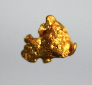 Goud Pepita Australia - Hoogte: 5 mm - Breedte: 4 mm- 0.3 g