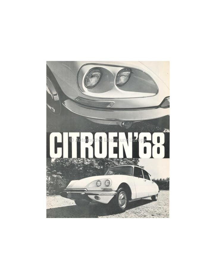 1968 CITROEN DS 21 BROCHURE ENGELS, Boeken, Auto's | Folders en Tijdschriften