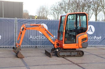 Veiling: Minigraver Kubota KX016-4 Diesel 9.6kW 2017, Ophalen