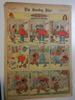 Percy the Robot - 4 Krantenpaginas en strips - 1912, Nieuw