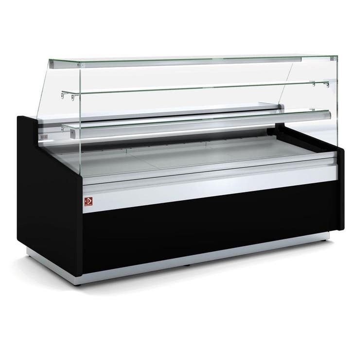 Neutrale vitrinetoonbank, patisserie glas, met neutrale rese, Zakelijke goederen, Horeca | Keukenapparatuur, Koelen en Vriezen