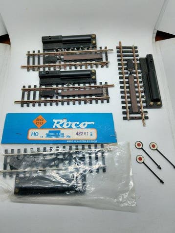 Peco H0 - PL-1001/42261 - Modeltreinsporen (8) - 4 motoren, Nieuw