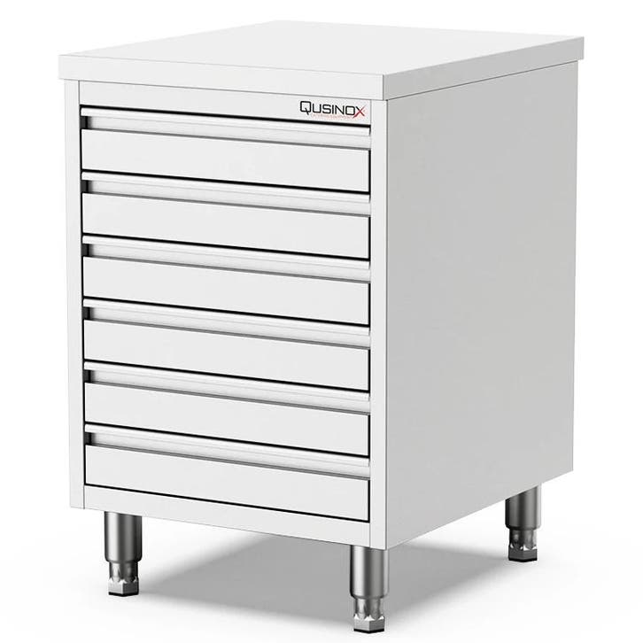 Pizzawerktafel | 700 LINE | RVS | 6 Deegladen (EN600x400) |, Articles professionnels, Horeca | Équipement de cuisine, Envoi