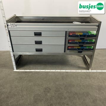 Aluca bedrijfswageninrichting 1500x520x950mm (3157), Verzenden, Gebruikt