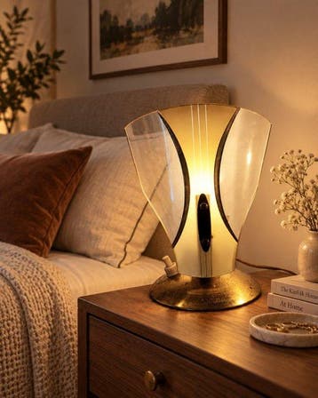 Lamp (2) - Metaal, Messing - Vintage uit de jaren ’60