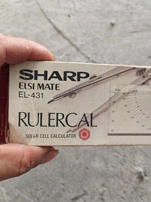 Sharp - Rekenmachine - 1970-1980 - EL-431 Rekenmachine, Games en Spelcomputers, Spelcomputers | Overige Accessoires