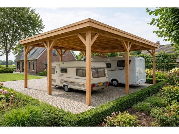 Veiling - Vrijstaande camper-/caravanoverkapping 660x960x395, Jardin & Terrasse, Verrières