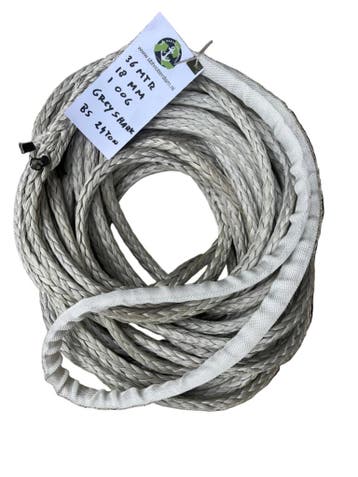 Grey-Shark line Touw UHMPE - 1 oog 36 mtr 18 mm 24 Ton Me..., Watersport en Boten, Verzenden, Nieuw