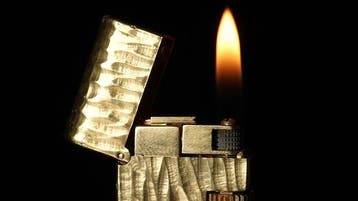Dunill - Dome Bark Pattern Rollagas Lighter - Zonder, Nieuw