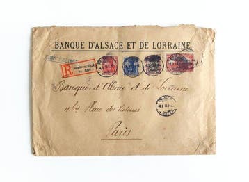 Duitsland 1913 - Alsace-Lorraine 1913 – Zeldzaam aangetekend, Gestempeld
