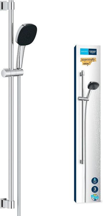 Set douche carre, 8L/min, 90cm : seconde chance a -34%, Verzenden, Nieuw, Douche