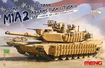 MENG-Model TS-026 U.S.Main Battle Tank M1A2 SEP AbramsTUSK, Hobby en Vrije tijd, Verzenden, Nieuw, Overige typen, Overige merken
