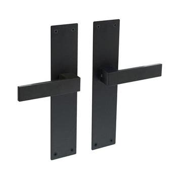 Deurklink Amsterdam schild zwart blind - deurbeslag voor..., Ophalen of Verzenden, Nieuw, Klink of Kruk