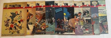 Hergé - 53 Le Journal de Tintin - 1952 compleet - 53 nummers, Livres